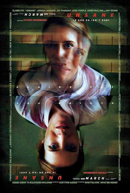 ‘Unsane’: Trailer e poster per il thriller psicologico di Steven Soderbergh con Claire Foy